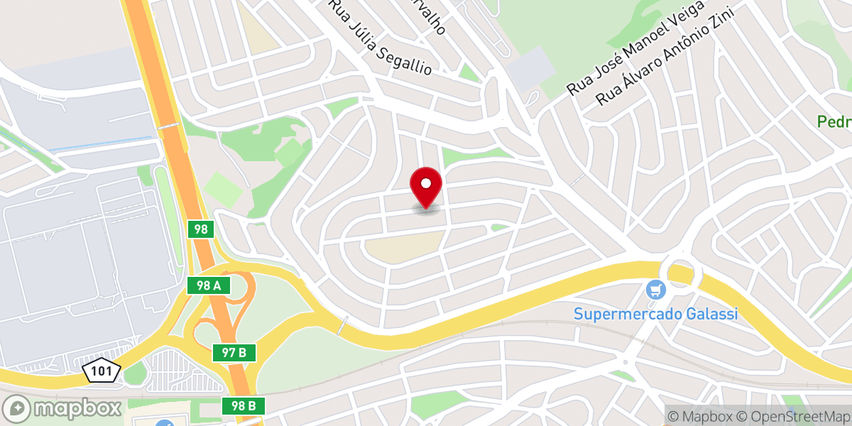 Map showing location of Igreja Evangelica Assembleia De Deus Cigana Do Jardim Olinda, Campinas - SP