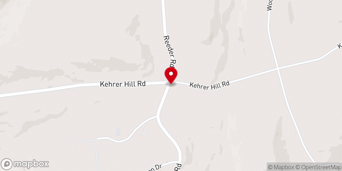 Map showing location of Heilman Church