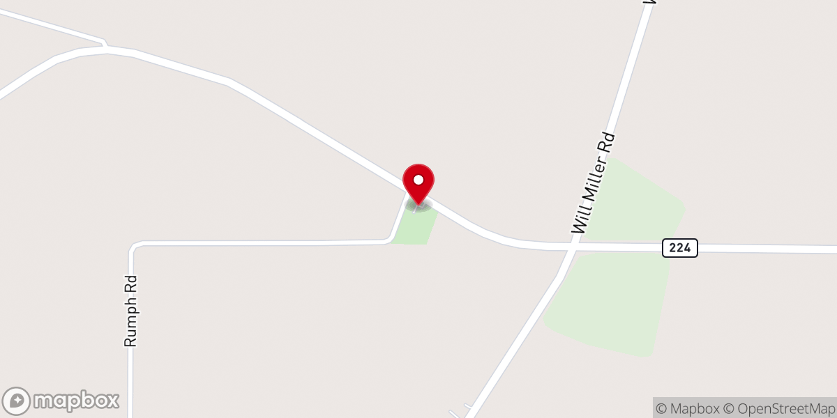 Map showing location of Brown Chapel