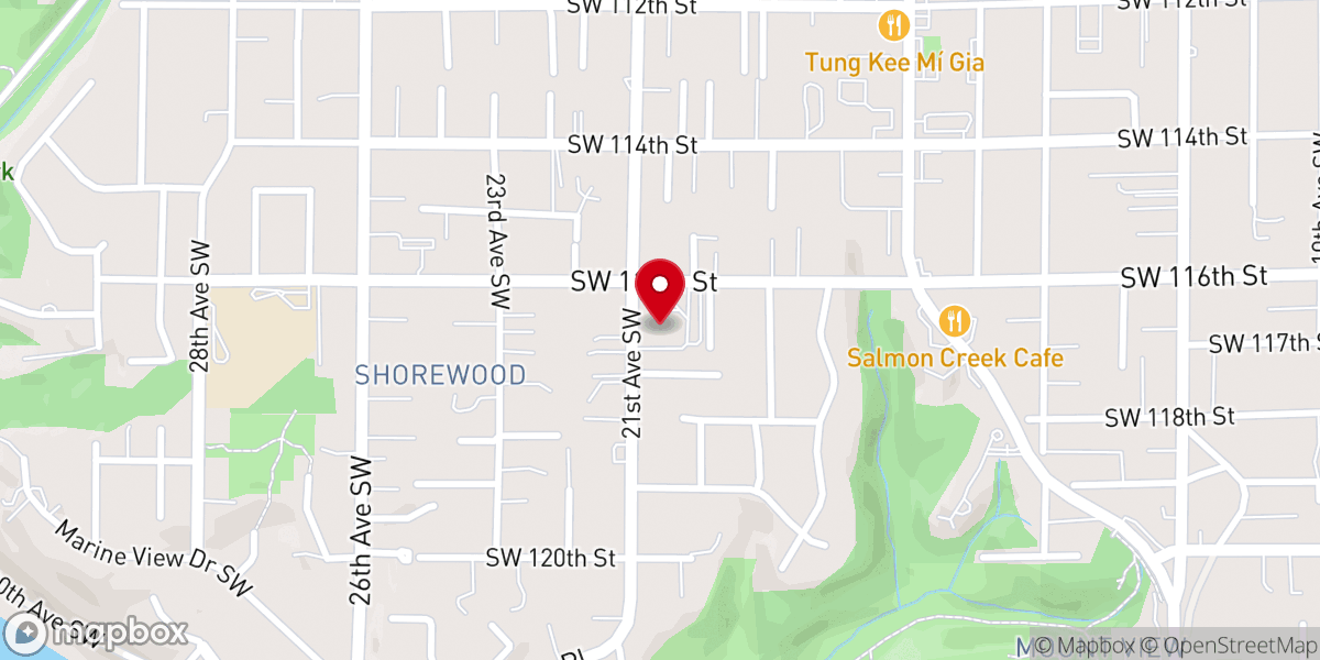 Map showing location of St Paul's of Shorewood Lutheran