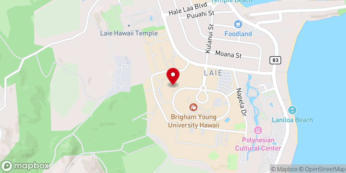 Map showing location of Stake Center (STC)