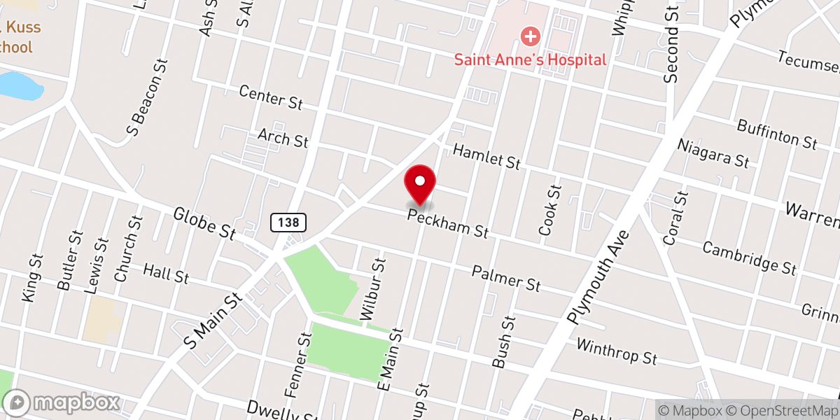 Map showing location of Iglesia Pentecostal La Senda Antigua