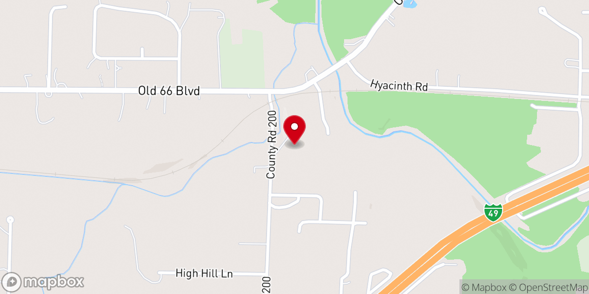 Map showing location of Bible Believers Baptist Church