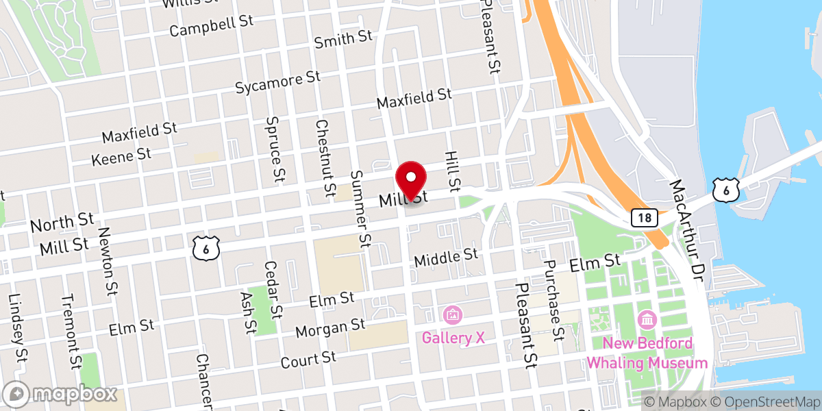 Map showing location of Bethel AME Church