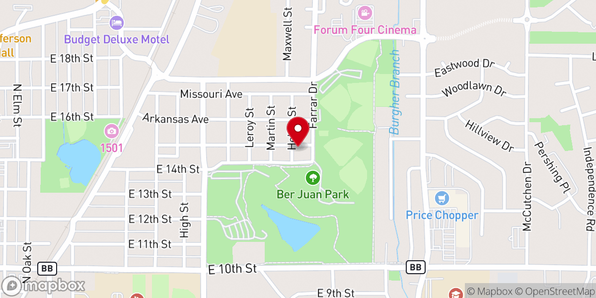 Map showing location of Life Changers Outreach