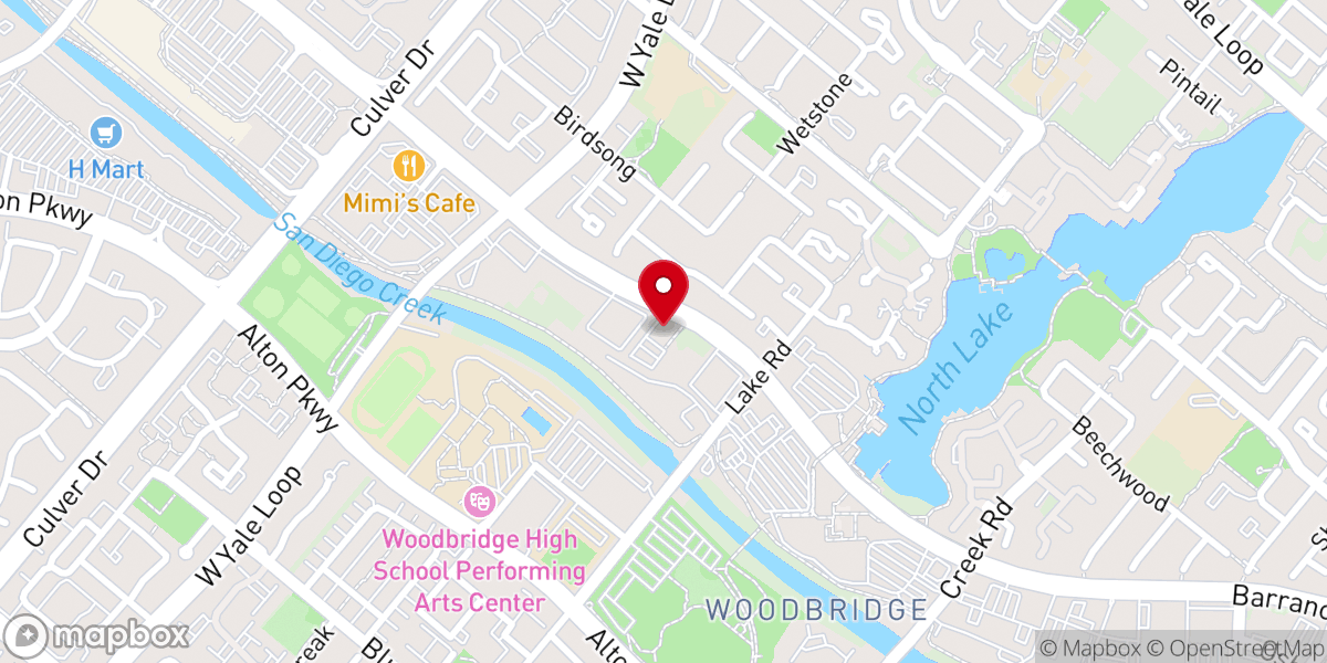 Map showing location of St. Andrews Episcopal Church