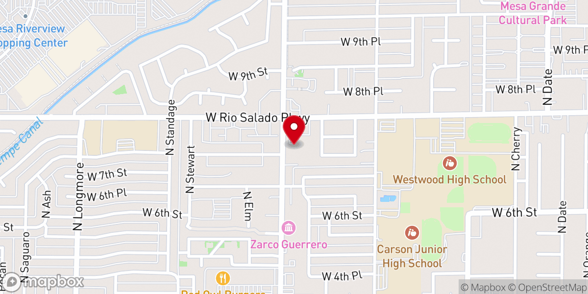 Map showing location of Fil-Am International Baptist Church