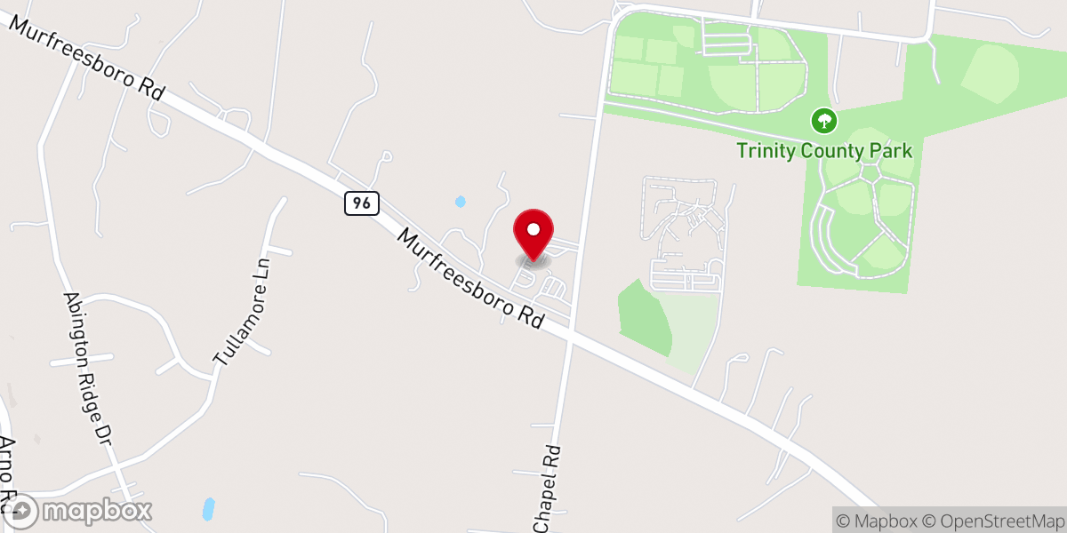 Map showing location of Church of Christ at Millview