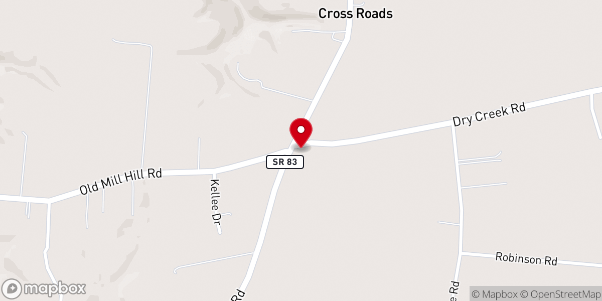 Map showing location of Mount Herman Missionary Baptist Church