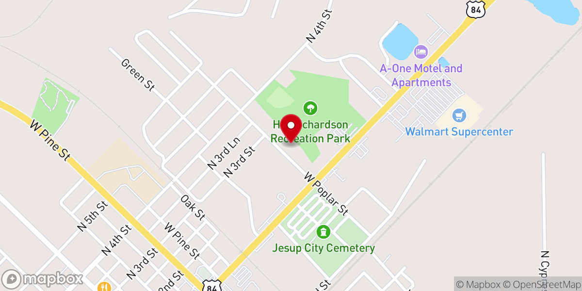 Map showing location of St John Holiness Church
