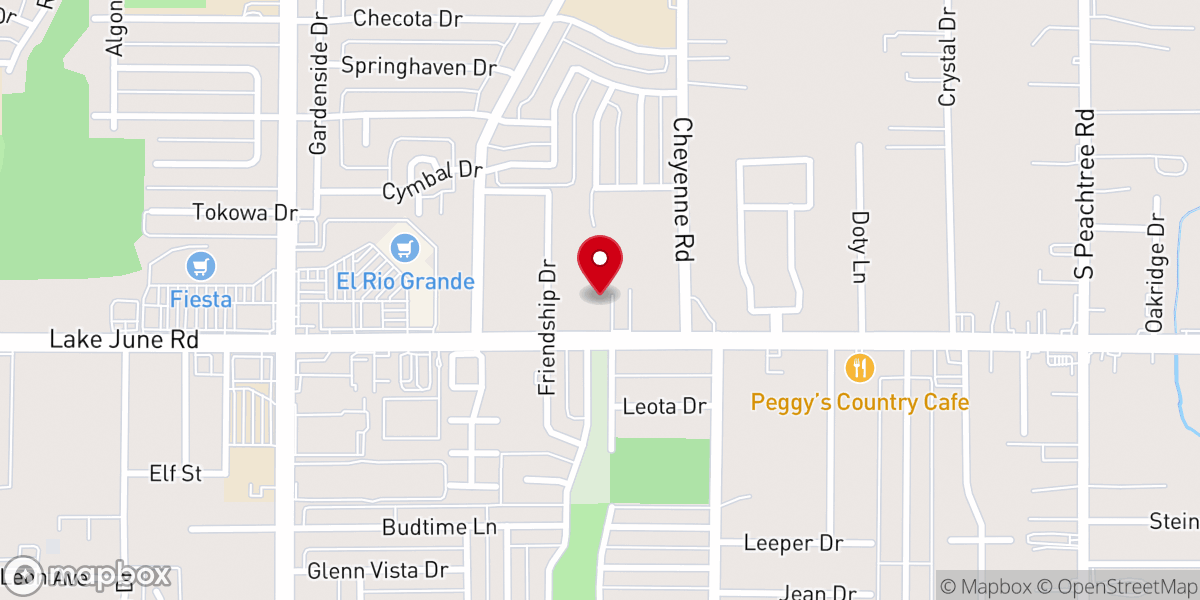 Map showing location of The Sanctuary Dallas