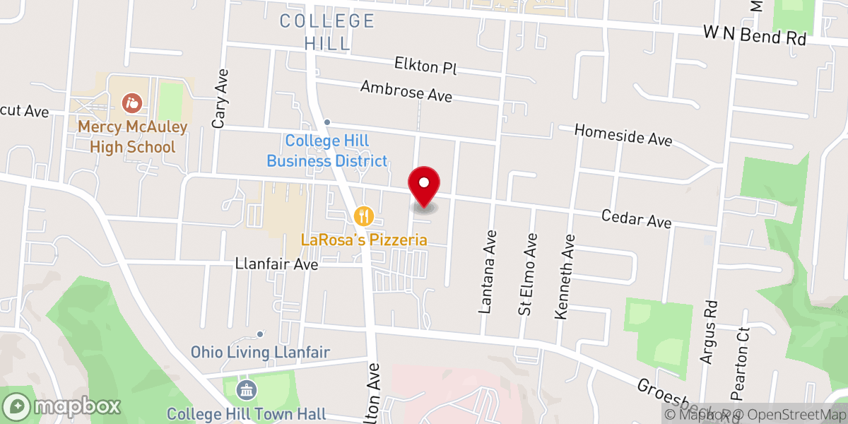 Map showing location of St Clare Church College Hill