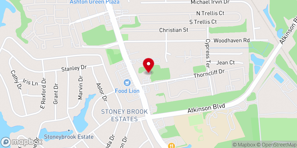 Map showing location of St Georges Episcopal Church