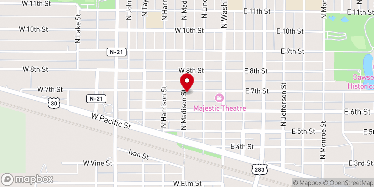 Map showing location of Berean Bible Church-Lexington