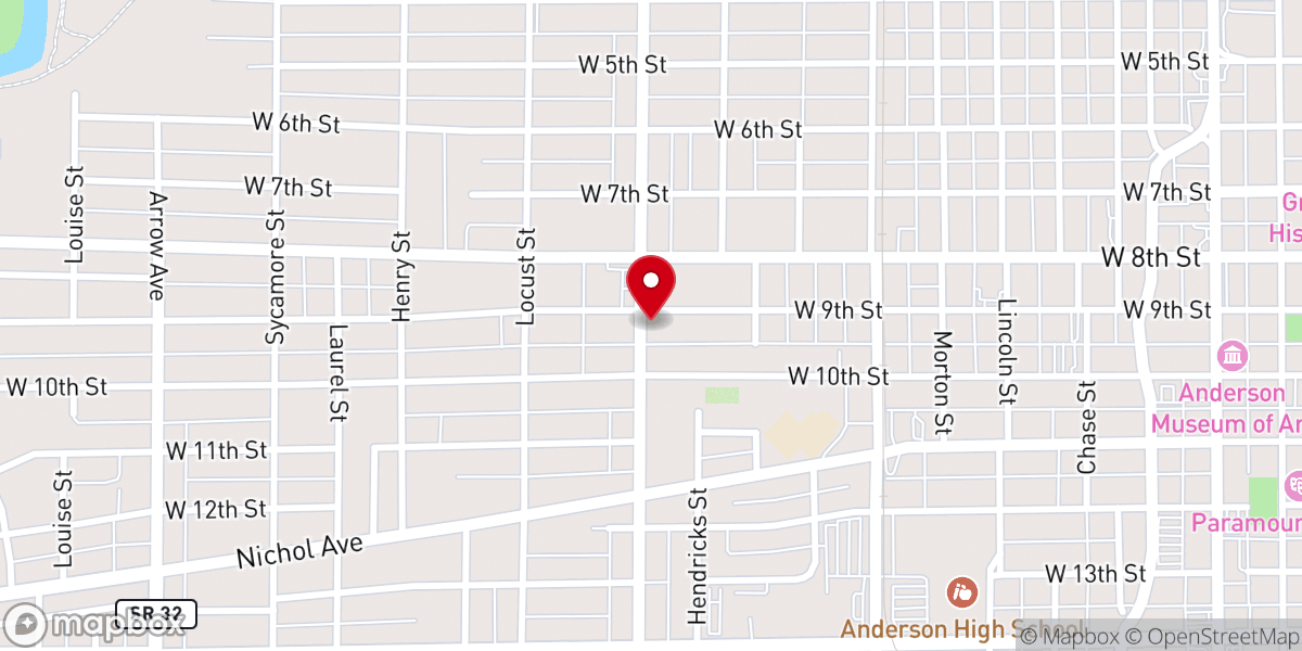 Map showing location of Grace Temple Apostolic Church