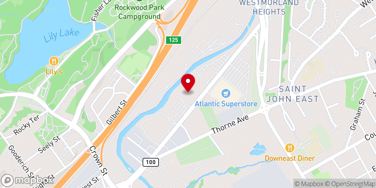 Map showing location of Torch For Truth Tabernacle