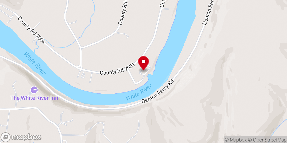 Map showing location of White Hole Resort