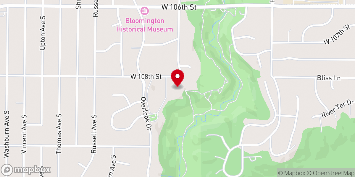 Map showing location of The Rock Church