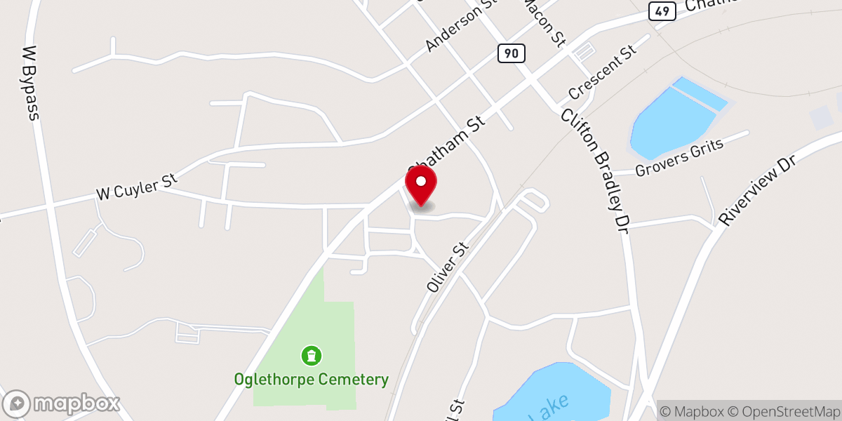 Map showing location of St Paul Ame