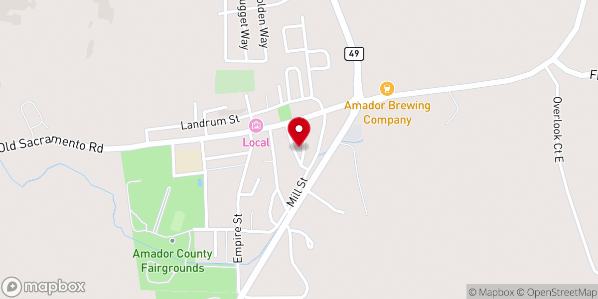 Map showing location of Plymouth Baptist Church