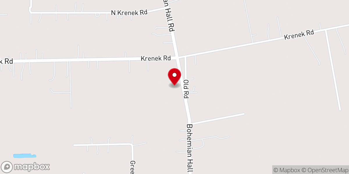 Map showing location of Northeast church of Christ