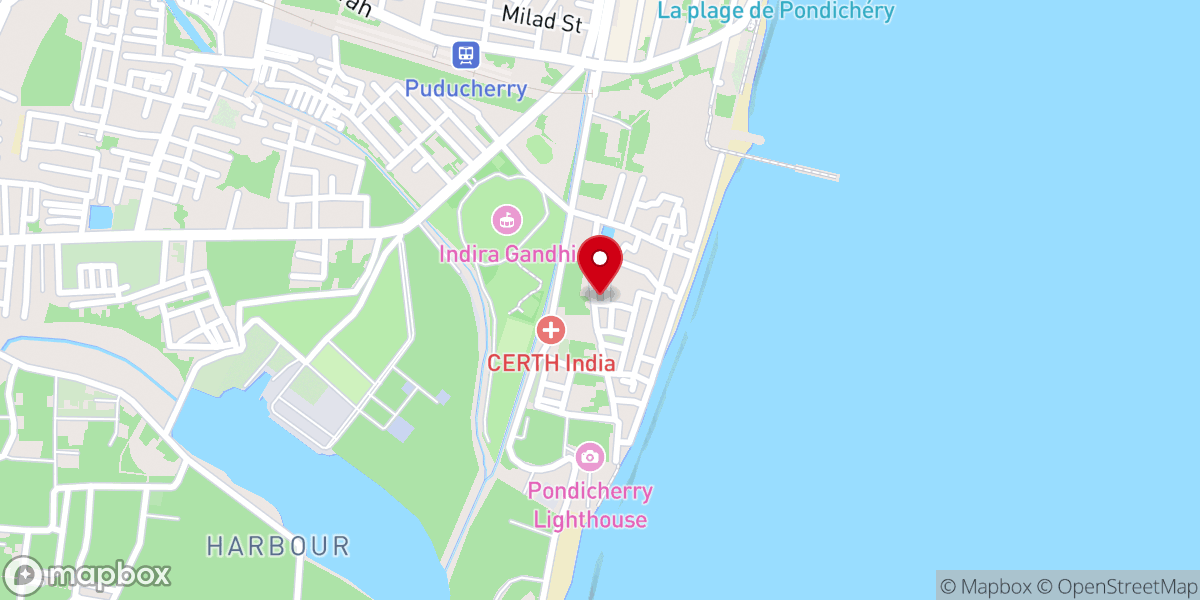 Map showing location of Saint Anthony's Church