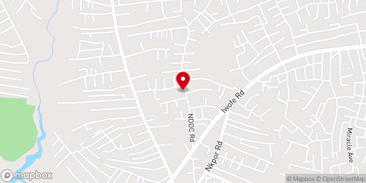 Map showing location of Christ life Baptist church Port Harcourt