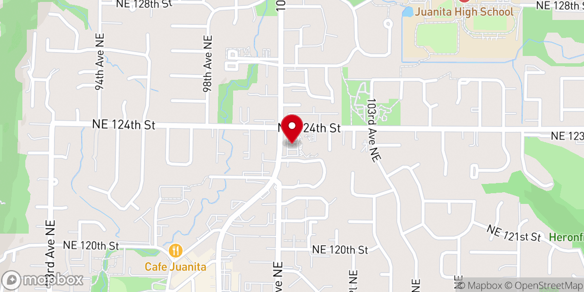 Map showing location of Holy Spirit Lutheran Church Park & Ride