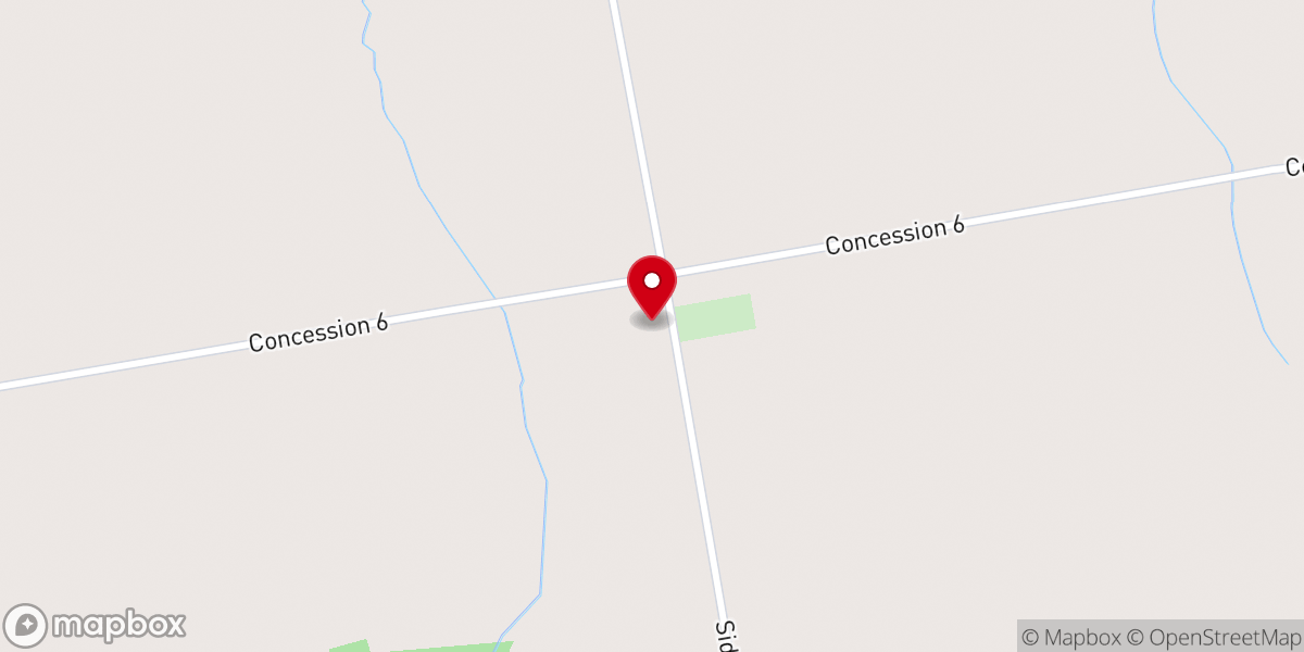 Map showing location of St James Lutheran Church