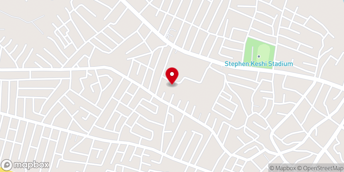 Map showing location of St. Philips Anglican Church