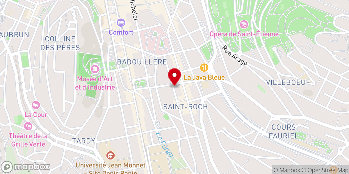 Map showing location of Full Gospel House