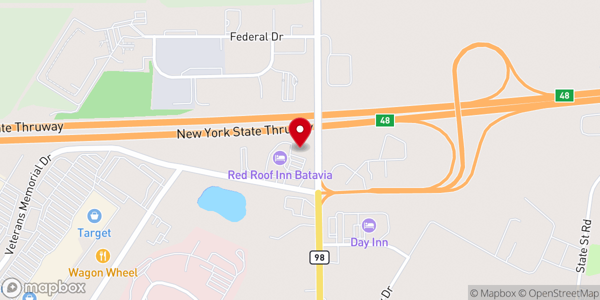 Map showing location of La Quinta Inn & Suites by Wyndham Batavia
