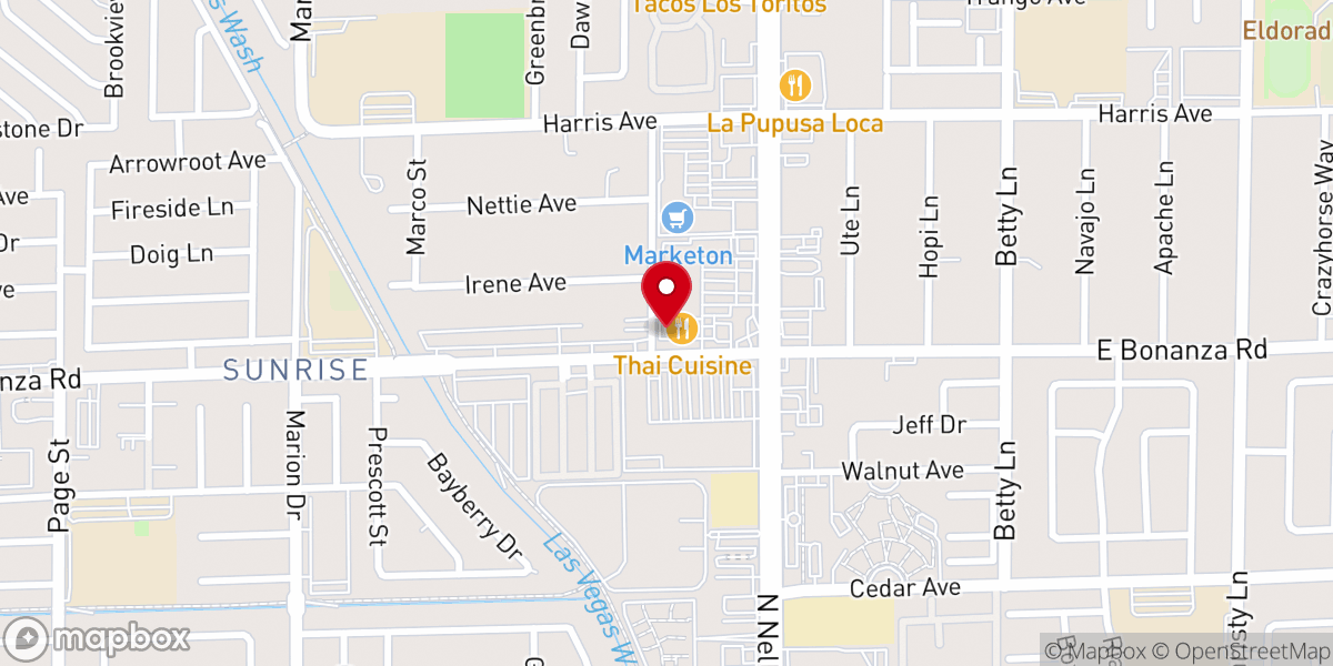 Map showing location of The Potter's House Christian Fellowship Church