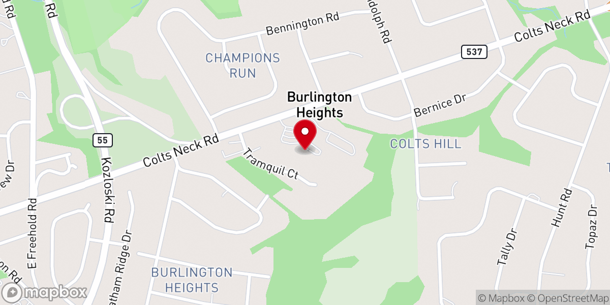 Map showing location of Abundant Life Church of God