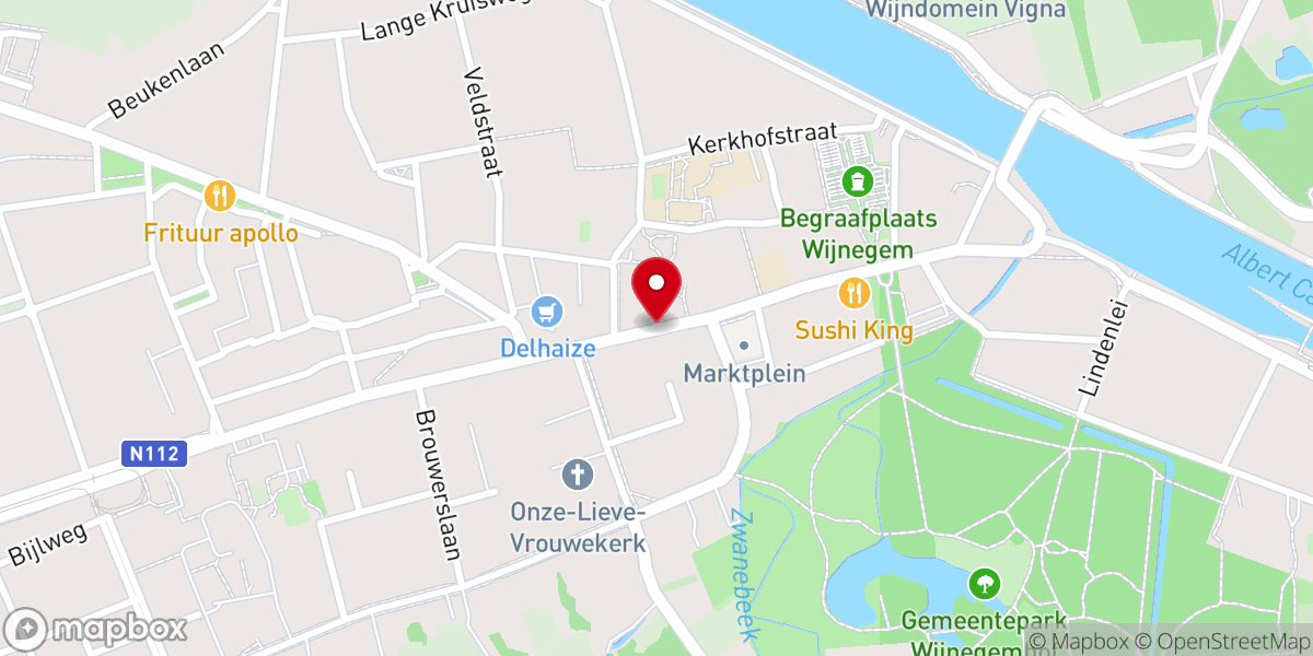 Map showing location of Kapel Meeus