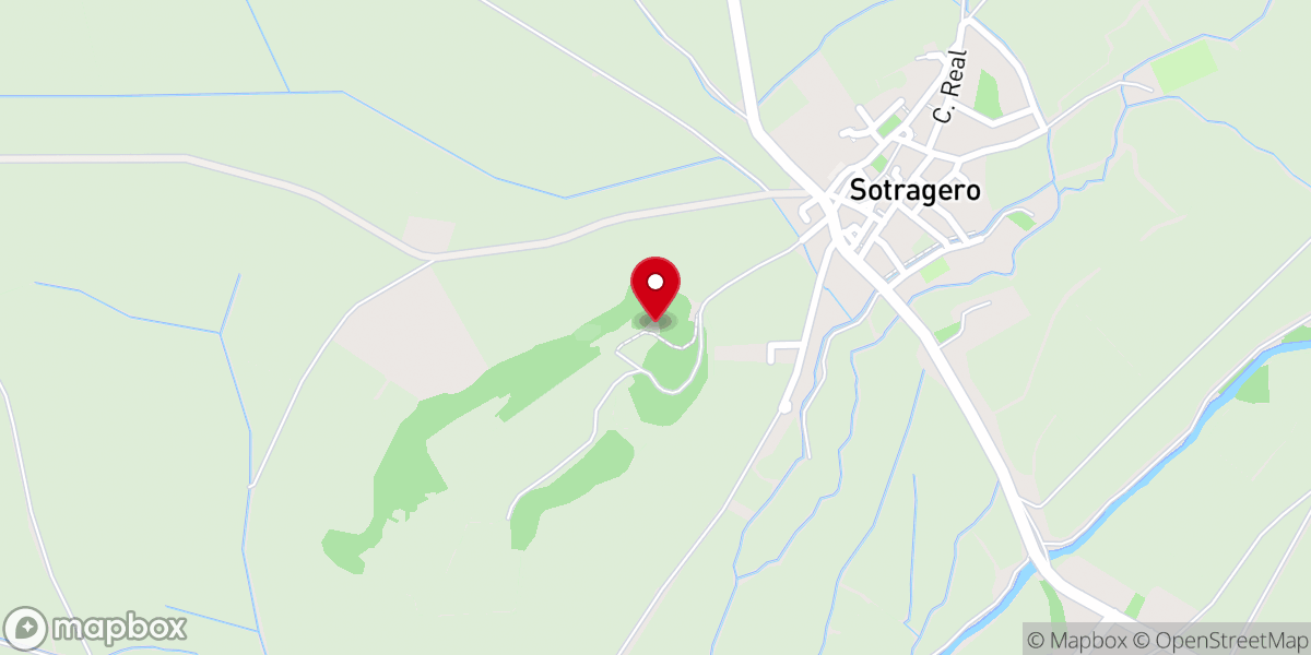 Map showing location of Ermita de San Roque