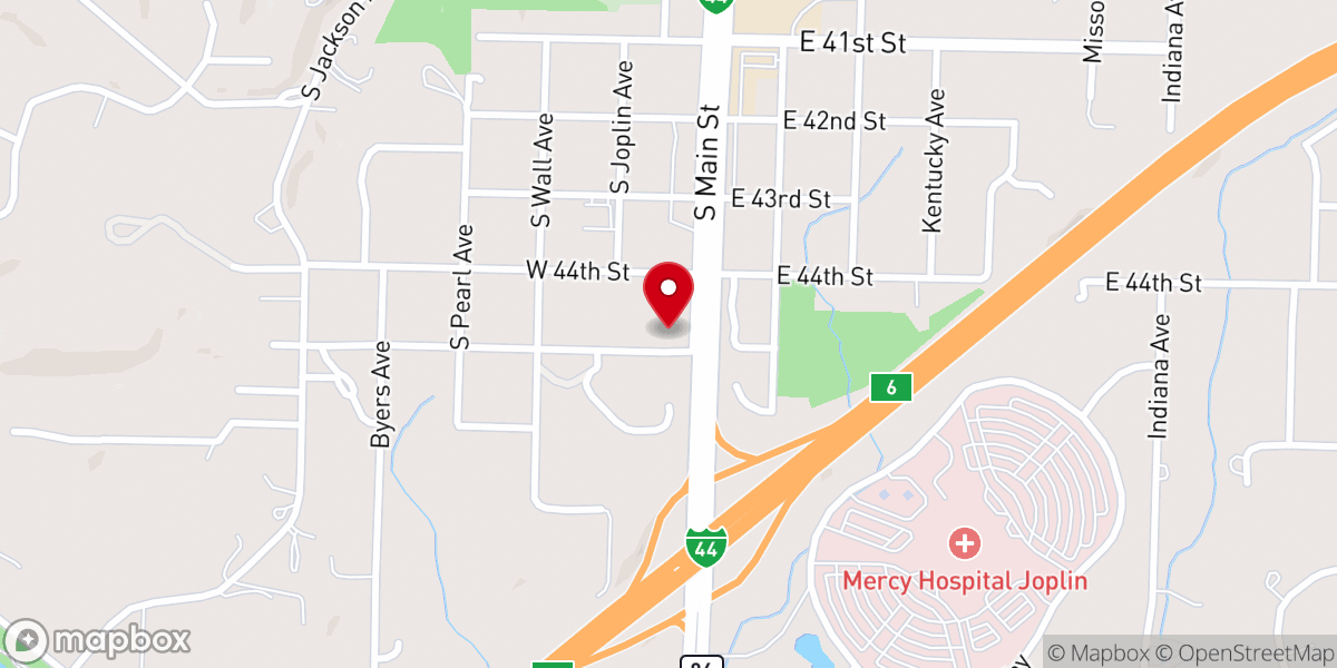 Map showing location of Southside Apostolic Faith Church