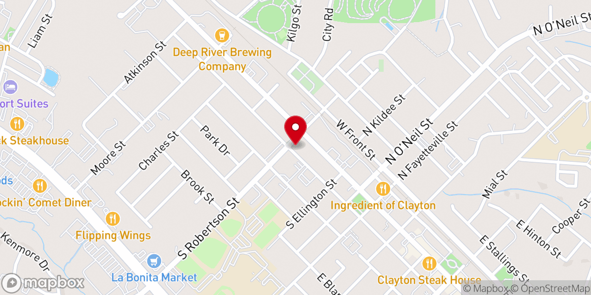 Map showing location of New Trinity Missionary Baptist