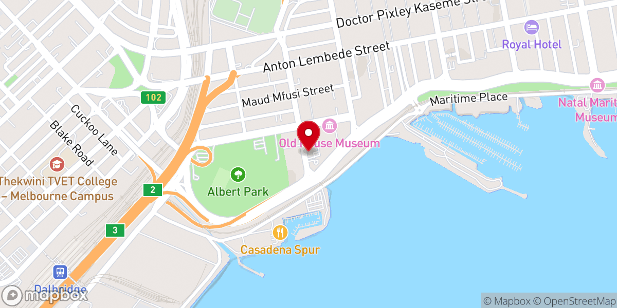 Map showing location of Trinity Church