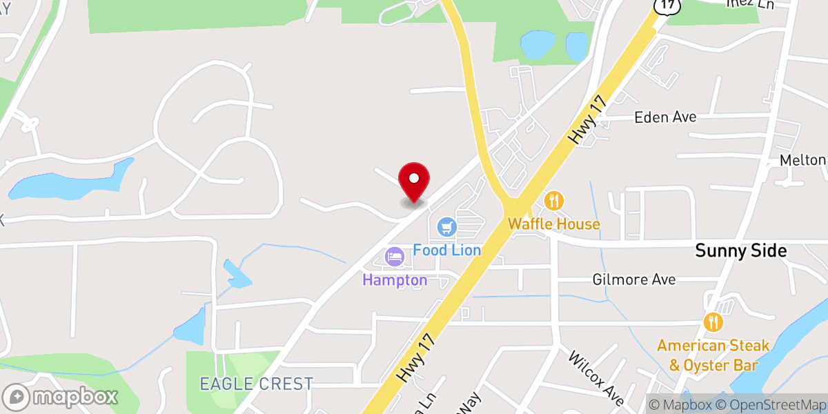 Map showing location of Seaside Community Church