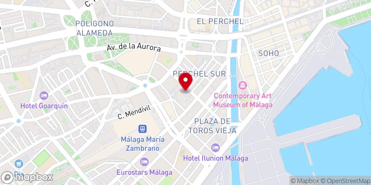 Map showing location of Parroquia Nuestra Señora del Carmen