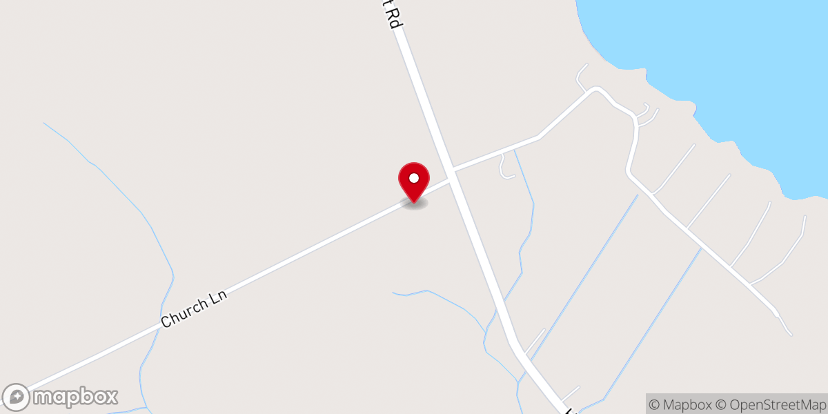 Map showing location of New Haven Missionary Baptist Church
