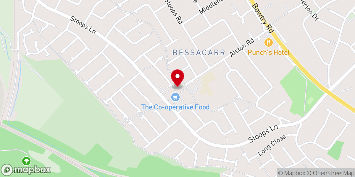 Map showing location of St. Francis Church