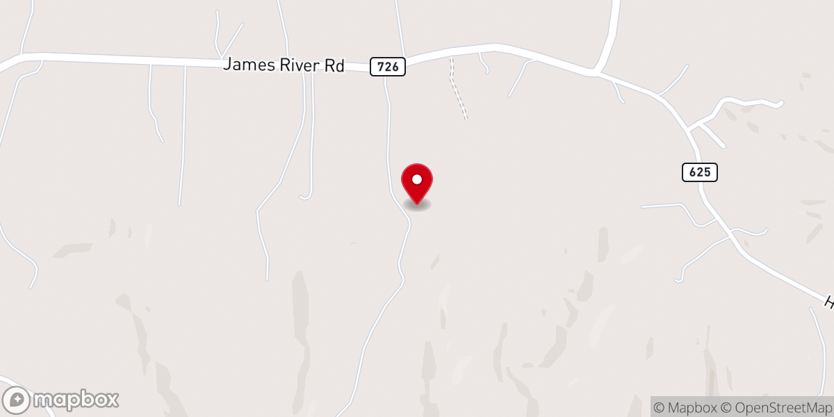 Map showing location of Watermarks Camp