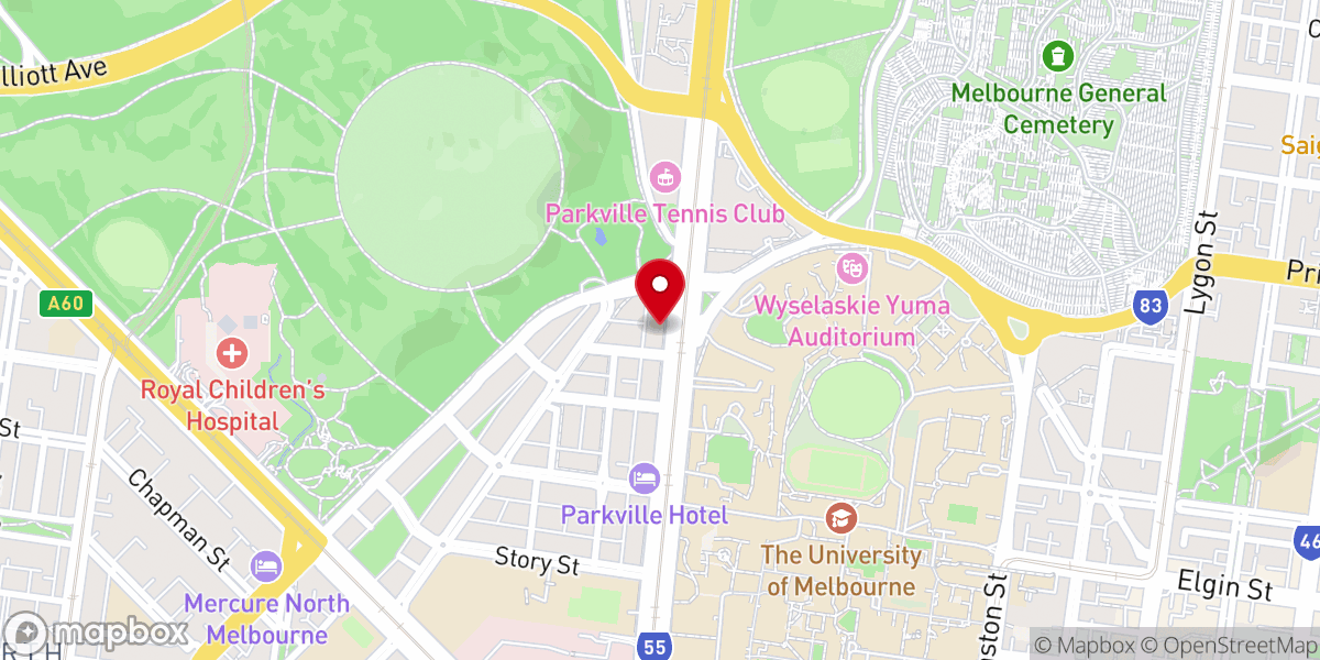 Map showing location of St Carthage's Church