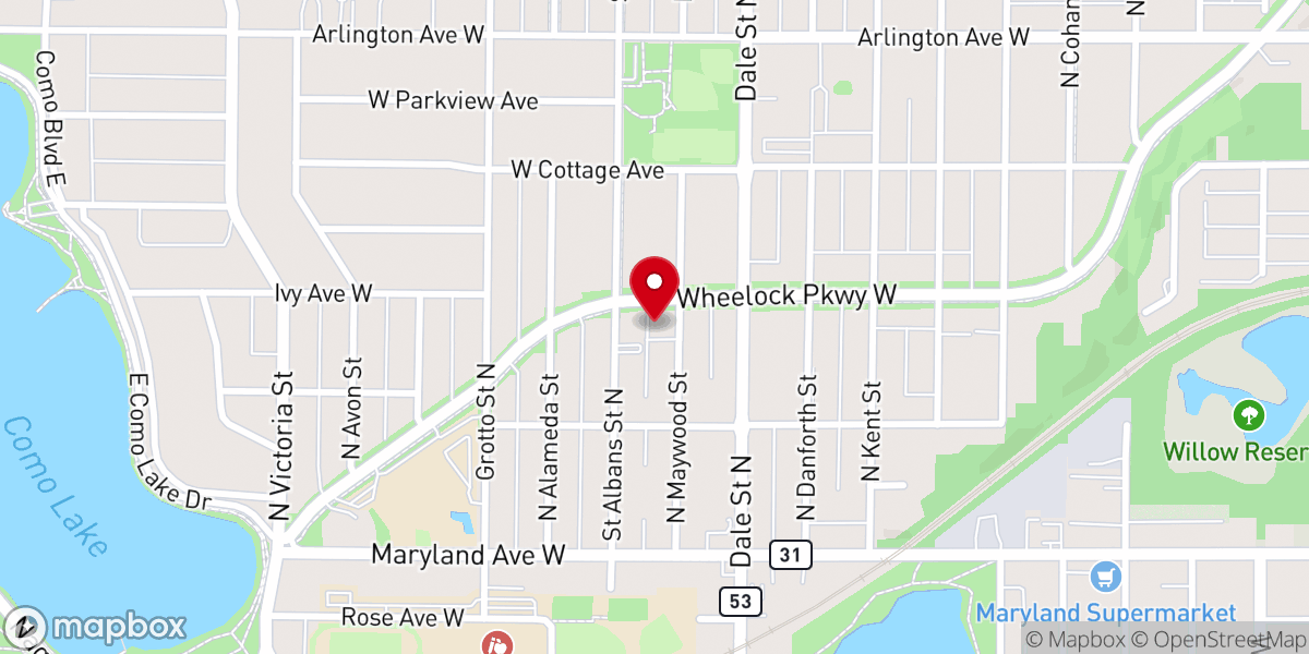 Map showing location of St.John’s Karen Anglican Church