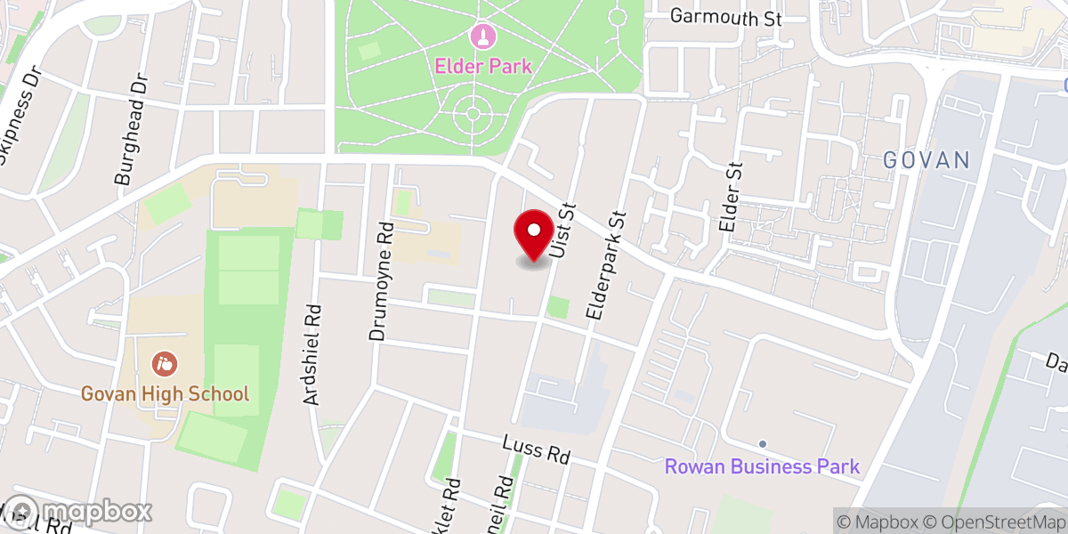 Map showing location of St Constantine's RC Church