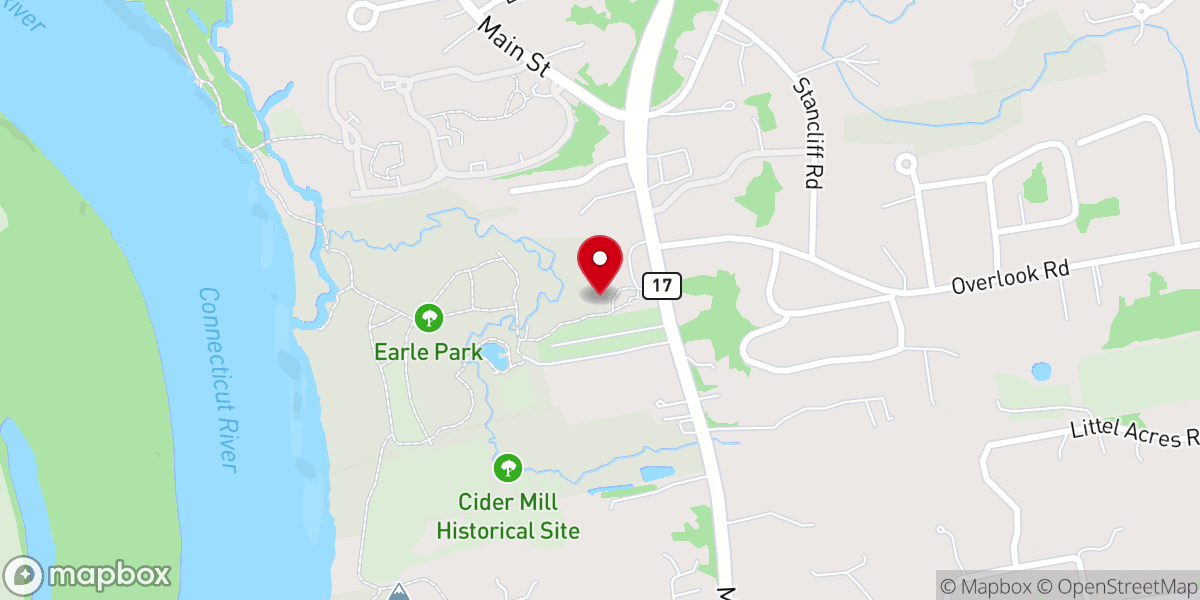 Map showing location of Earle Park