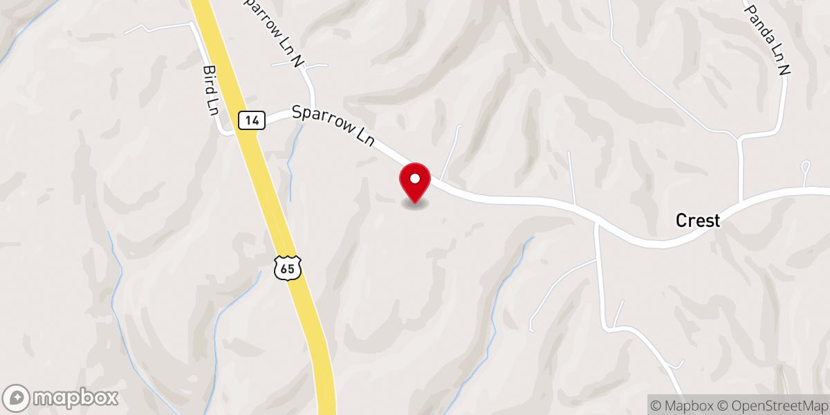 Map showing location of Grace Community Church