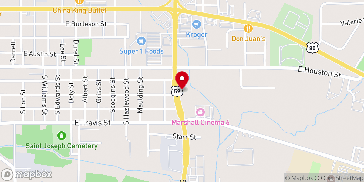 Map showing location of Light Of The World Church